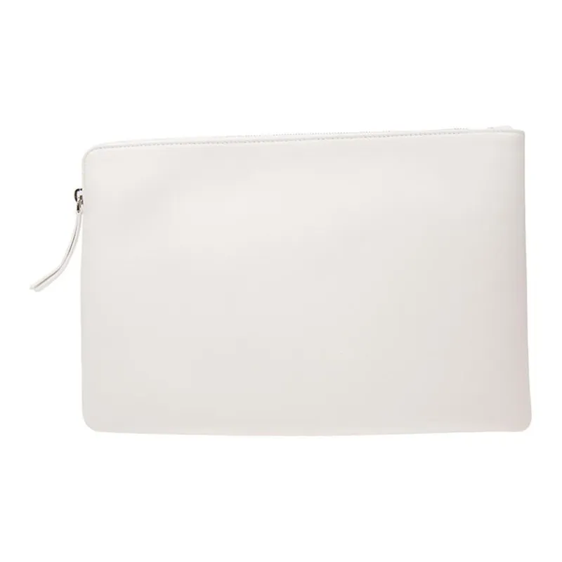 Balenciaga Cow Leather Clutch Women's White-2