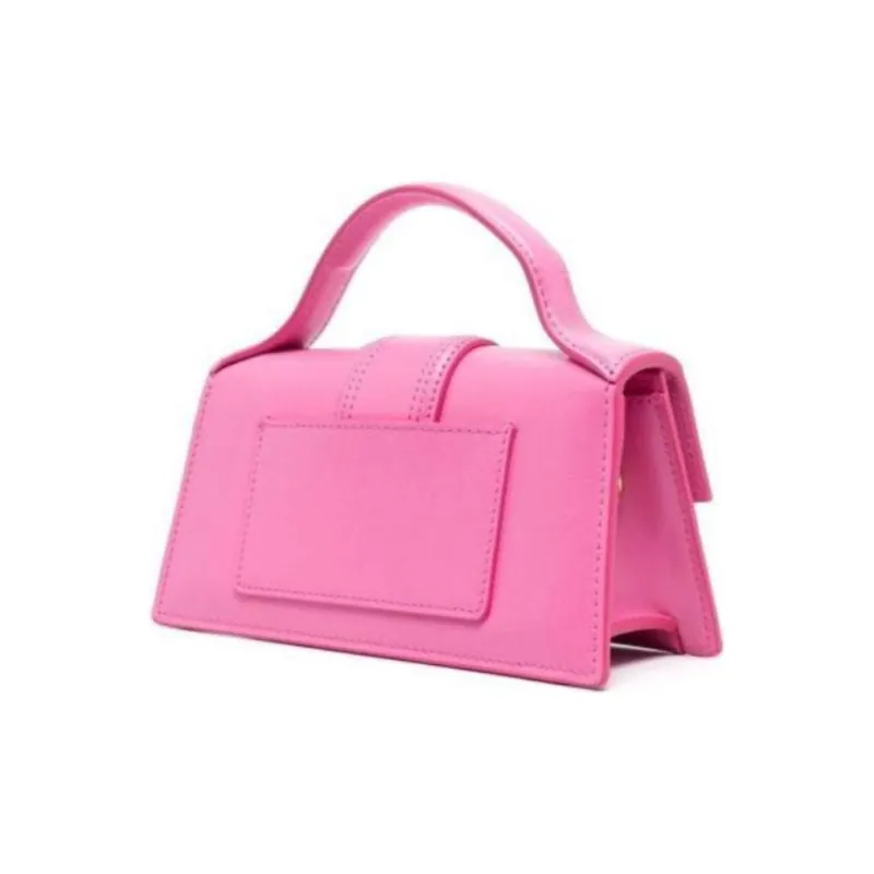 Jacquemus Le Bambinou Series Cow Leather Shoulder Bag, Crossbody Bag, Handbag Mini Women's Pink-1