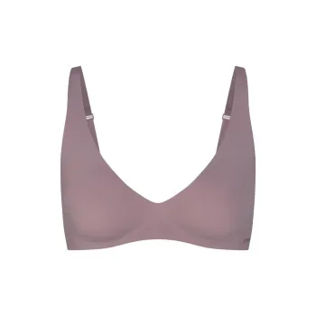 SKIMS NAKED PLUNGE BRALETTE Bra Women's 1 Pack MAUVE/Fuchsia
