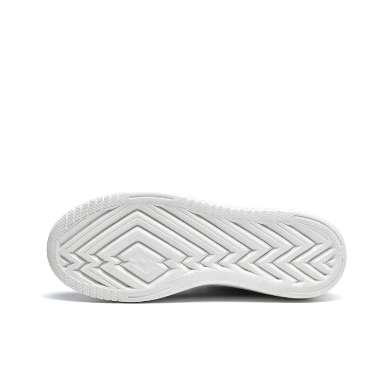 LOTTO Slip Resistant Cushioning Wear Resistant Low Top Skateboard Shoes Men's White-5
