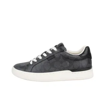 COACH Logo print Leather Sneakers