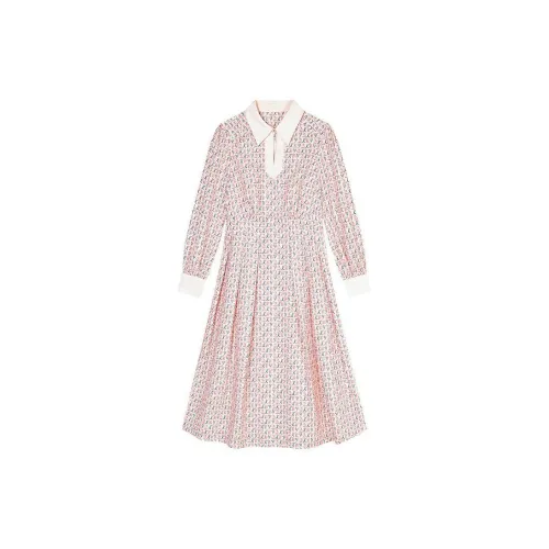 DKNY Long-Sleeved Dresses Women's Pink