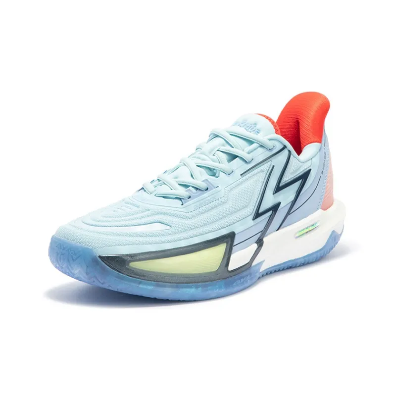 361° BIG3 4.0 Quick Pro Cushioning Anti-Slip Wear-Resistant Breathability Low-Top Basketball Shoes Men's Glacier Blue-1