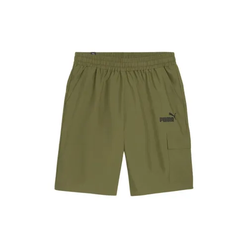 PUMA Cargo Shorts Men Olive Green