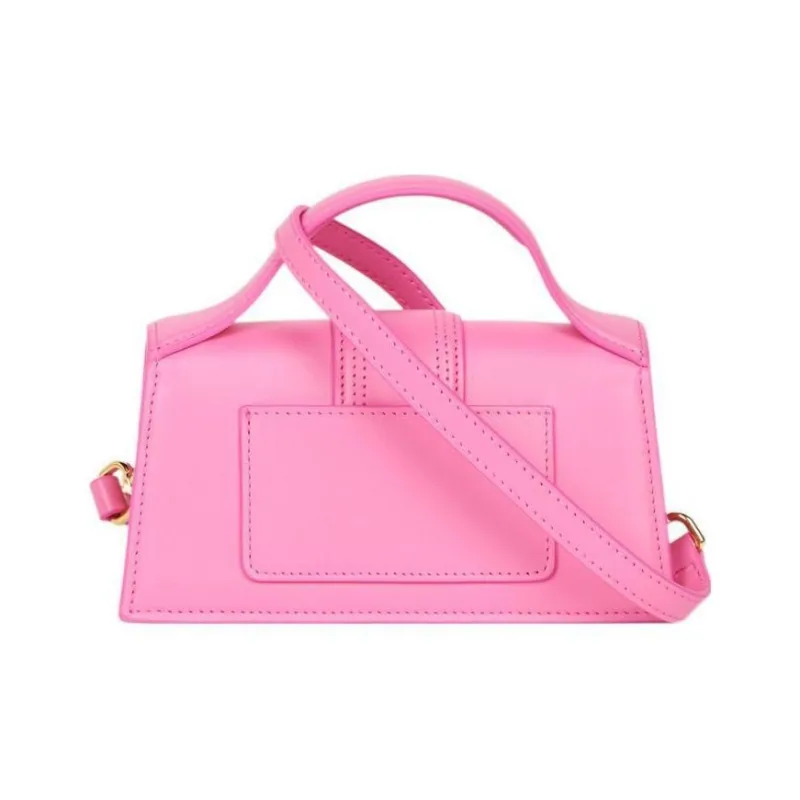 Jacquemus Le Bambinou Series Cow Leather Shoulder Bag, Crossbody Bag, Handbag Mini Women's Pink-2
