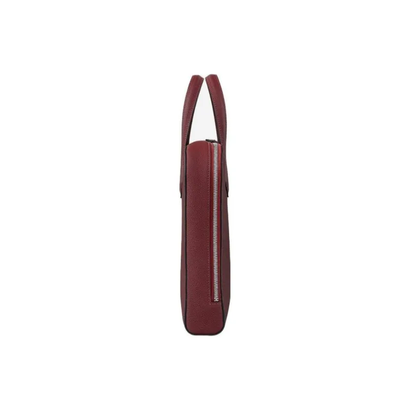 HERMES Victoria Light Togo Calfskin Business Bag Briefcase Handbag Men's Red-1