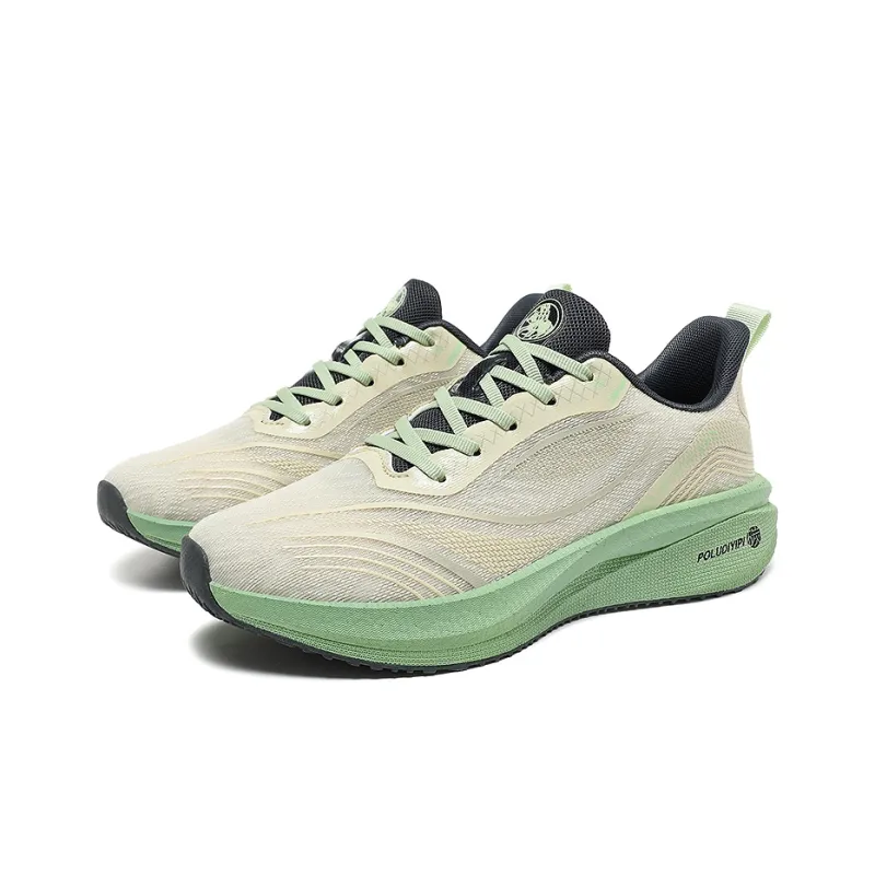 POLUDIYIPI Blaze S3 PRO Running Shoes Unisex Low Top Black Purple/Jasmine Tea Green/Light Pink-7