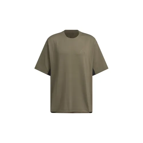 Adidas T-Shirts Men Tree Branch Brown