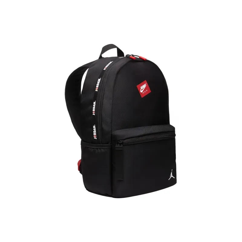 Jordan Polyester Backpack Regular Unisex Black-1