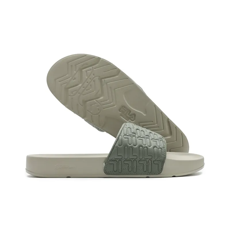 FILA DRIFTER Slip Resistant Abrasion Resistant Slide Slippers Men's Vetiver Green-3