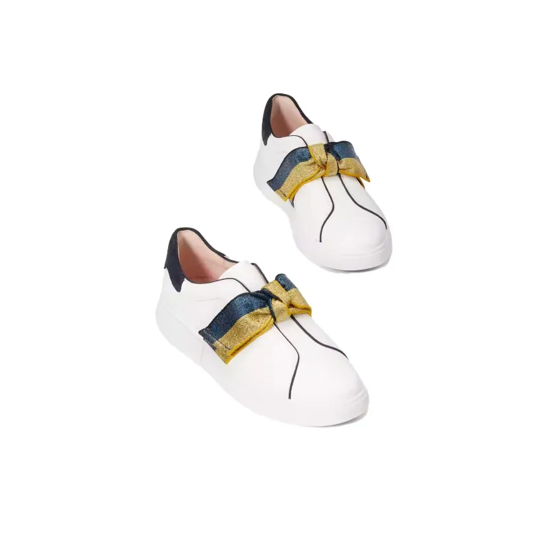 Kate Spade Low-Top Skateboard Shoes Women's White-2