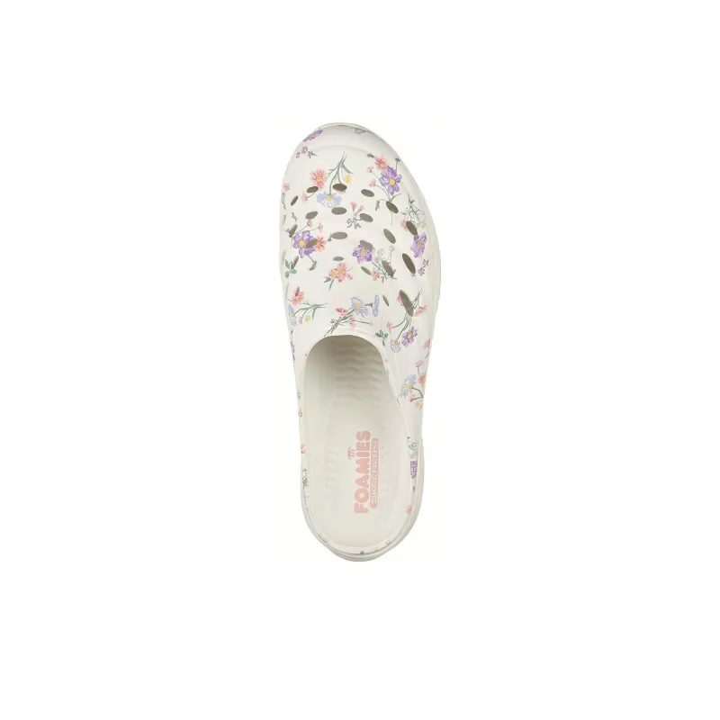 Skechers Commute Time Slip-Resistant Wrap-toe Slippers Women's White-3