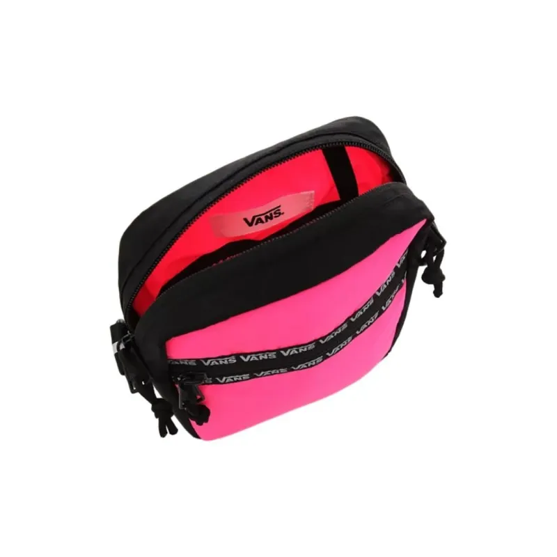 Vans Nylon Fabric Crossbody Bag Regular Unisex Pink/Black-2