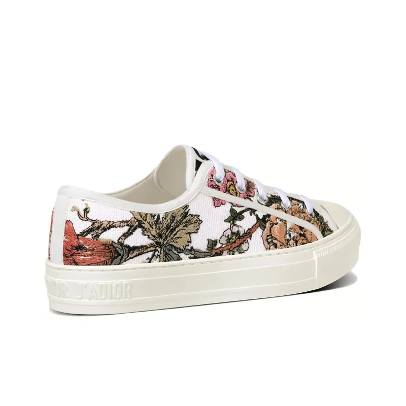 DIOR Walk'n'Dior Platform Shoes Low Top Stylish Skateboarding Shoes Women's White-2