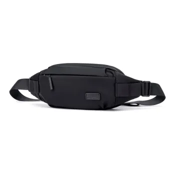 BJIAX Nylon Large Capacity Sling Bag Shoulder Bag Crossbody Bag Men's Black