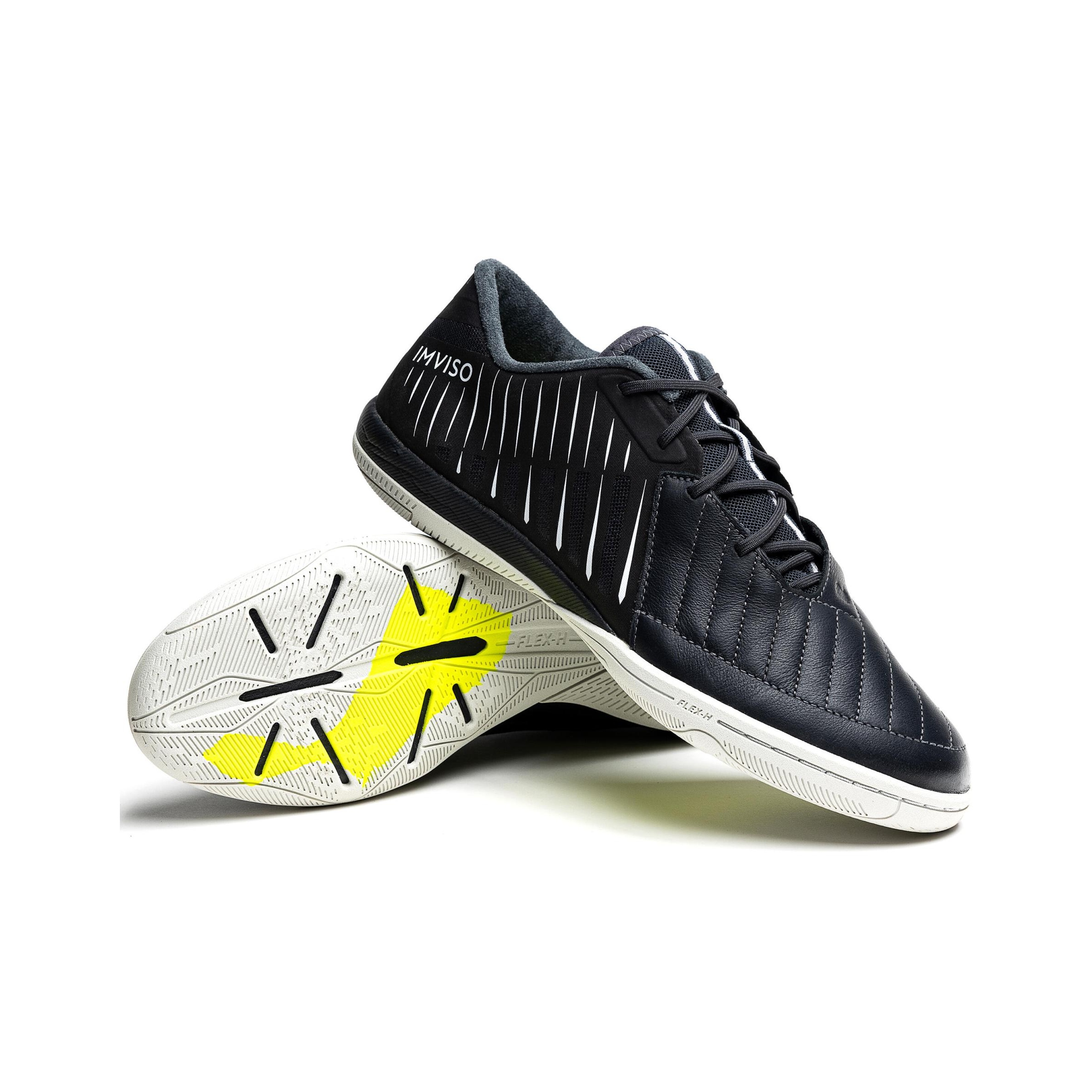 Leather Futsal Trainers Ginka 900 - Grey