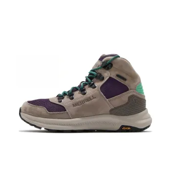 MERRELL Ontario 85 Mesh Cushioning Wear-Resistant High-Top Outdoor Shoes Women's Gray Purple