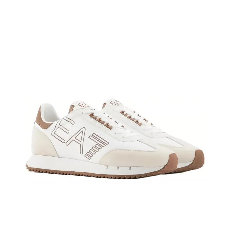 EMPORIO ARMANI EA7 Low Top Casual Shoes Men's White-2