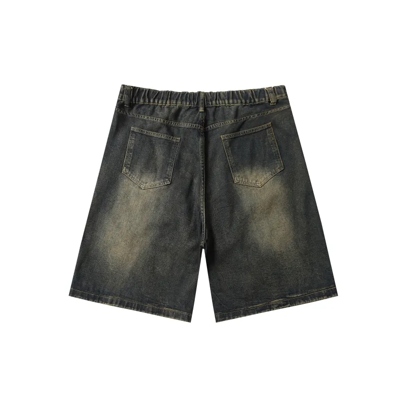 Michael Rock Denim Shorts Unisex-7