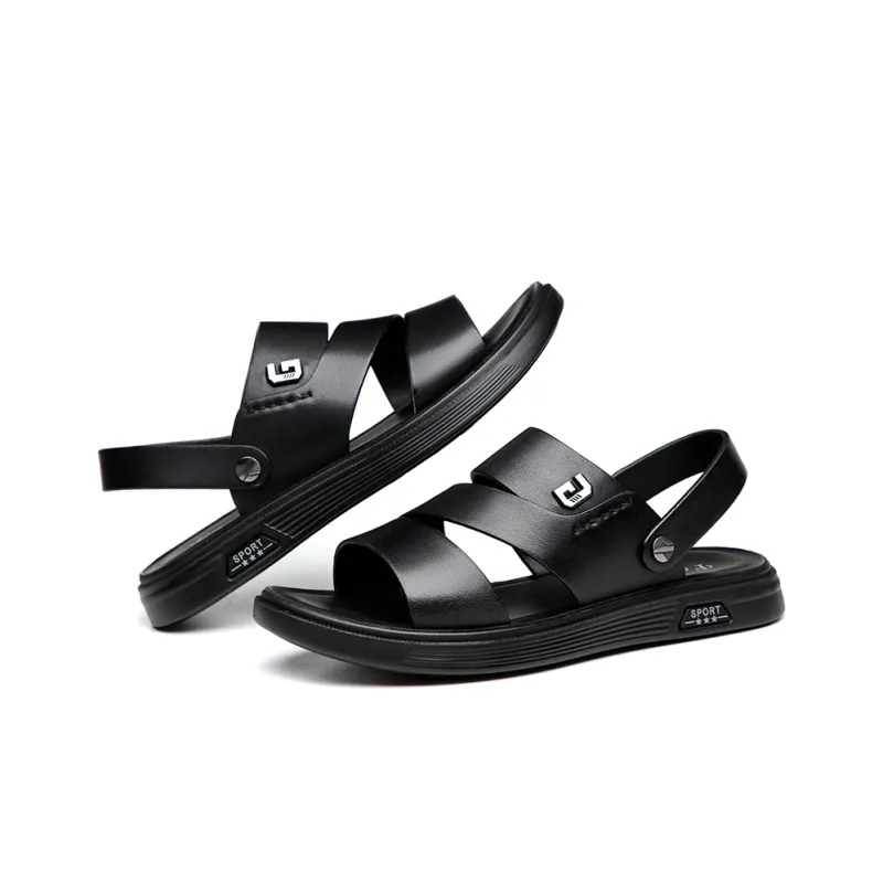 SHUPATE Beach Sandals Men's Black-3