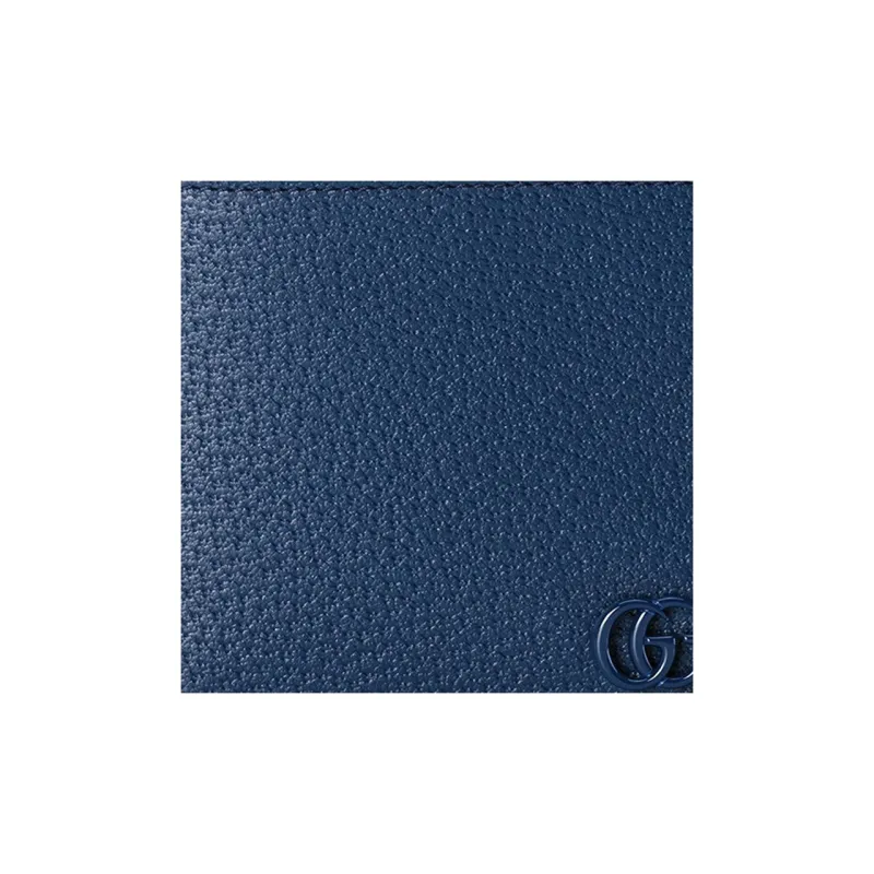 GUCCI Leather Wallet Men's Royal Blue-5