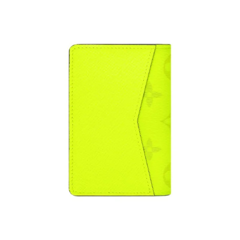 LOUIS VUITTON Pocket Organizer Neon Yellow-2