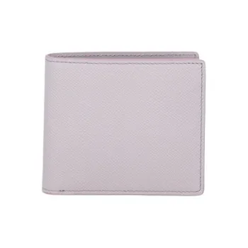 Maison Margiela Grain Calfskin Card Holder, Wallet Women's Light Purple