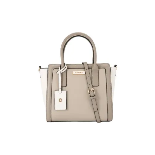 Kurt Geiger London Leather Shoulder Bag Crossbody Bag Handbag Medium Size Women's Taupe