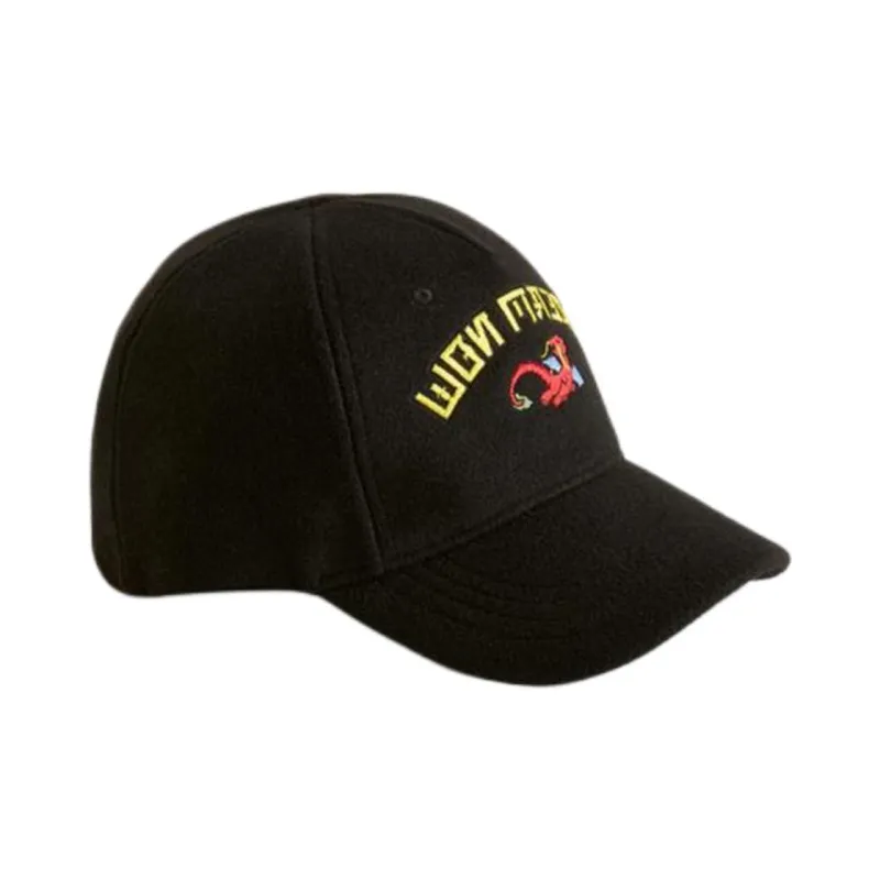 ZARA Polyester Cotton Baseball Caps Kids' Black-2