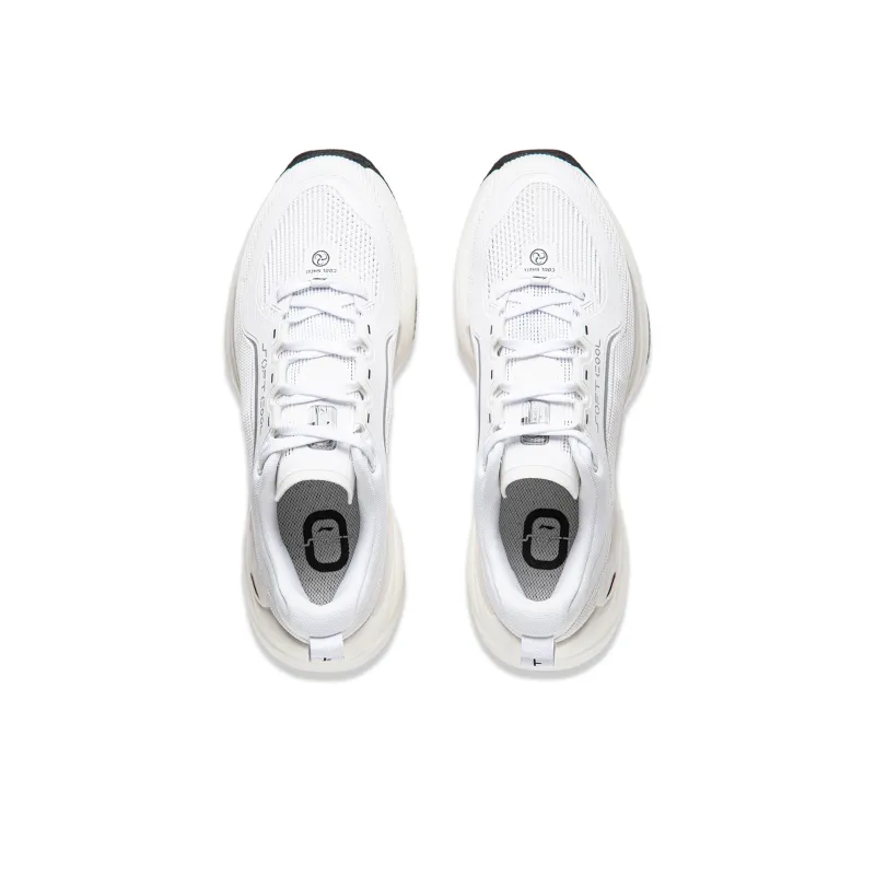 LiNing Soft COOL Cushioned Wear Resistant Lightweight Casual Shoes Men's White-3