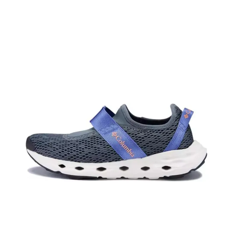 Columbia Anti Slip Wear Resistant Low Top Casual Shoes Women's Blue-0