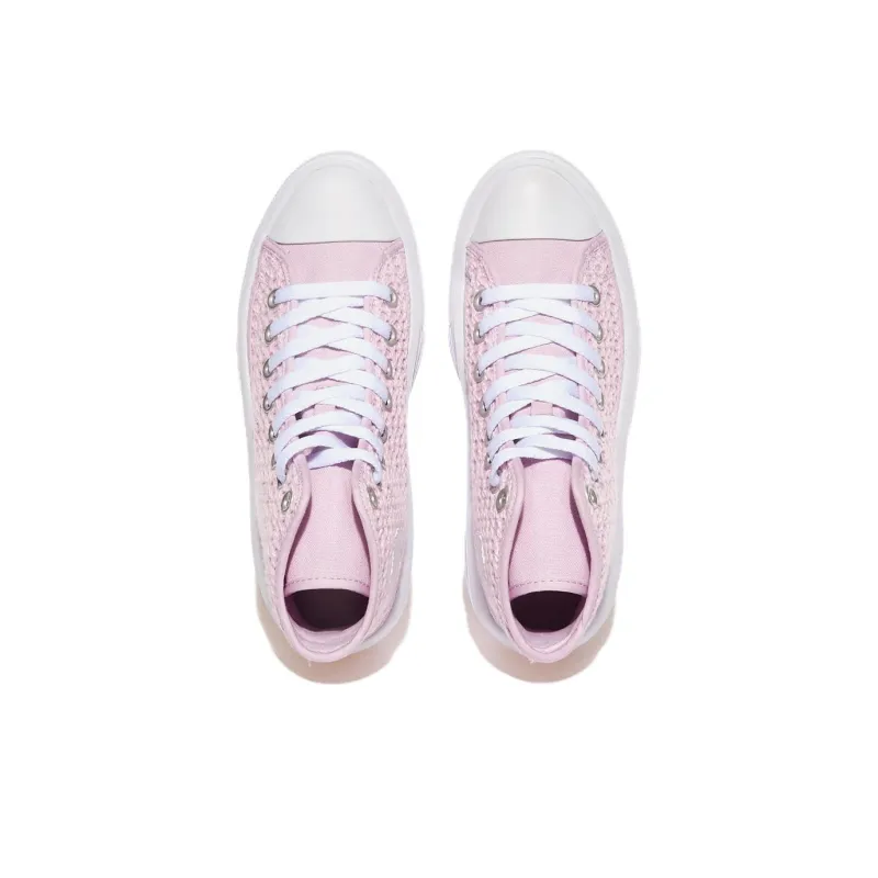 Converse Chuck Taylor All Star Move Anti Slip Wear Resistant High Top Canvas Shoes Women's Pink-3