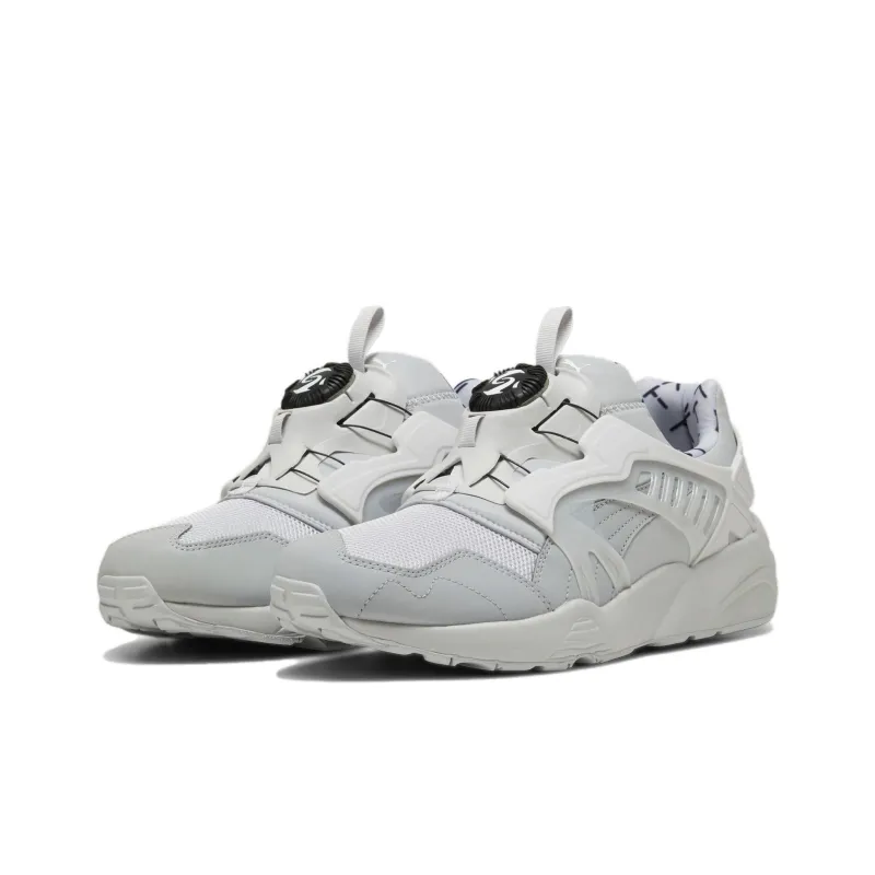PUMA Disc Blaze Cushioning, Wear Resistant Low Top Casual Running Shoes Unisex White-2