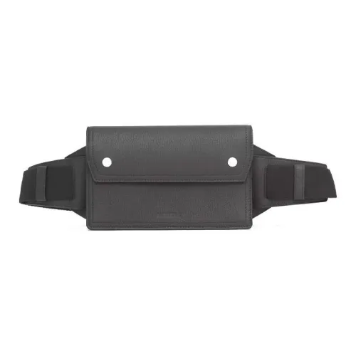Burberry Leather Shoulder Bag Crossbody Bag Fanny Pack Men's Black