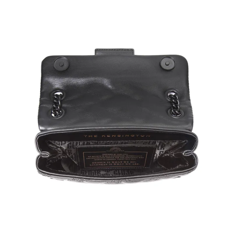 Kurt Geiger London Lambskin Shoulder Bag Crossbody Bag Mini Women's Black-4