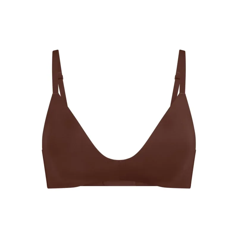 SKIMS WIRELESS FORM T-SHIRT DEMI BRA Bra Women's 1 Pack COCOA/Cocoa-0