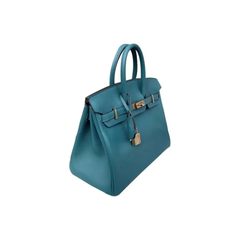 HERMES Birkin Jonathan Leather Birkin Bag Handbags Regular Women's 7W Bleu Izmir Izmir Blue-1