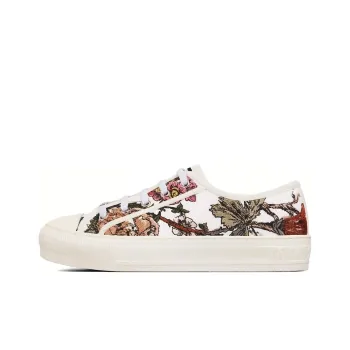 DIOR Walk'n'Dior Platform Shoes Low Top Stylish Skateboarding Shoes Women's White
