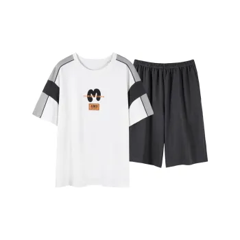 GOSO Pajama Set Men's White Shades