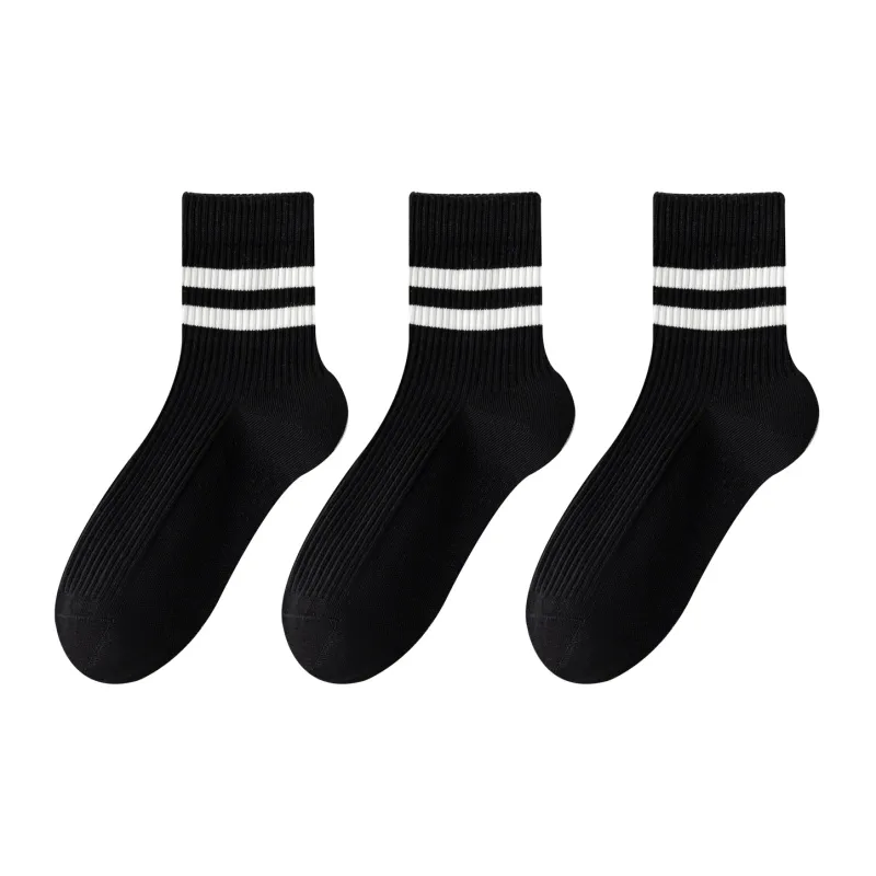 XXLLG Mid Calf Socks Women's 3 Pack-7