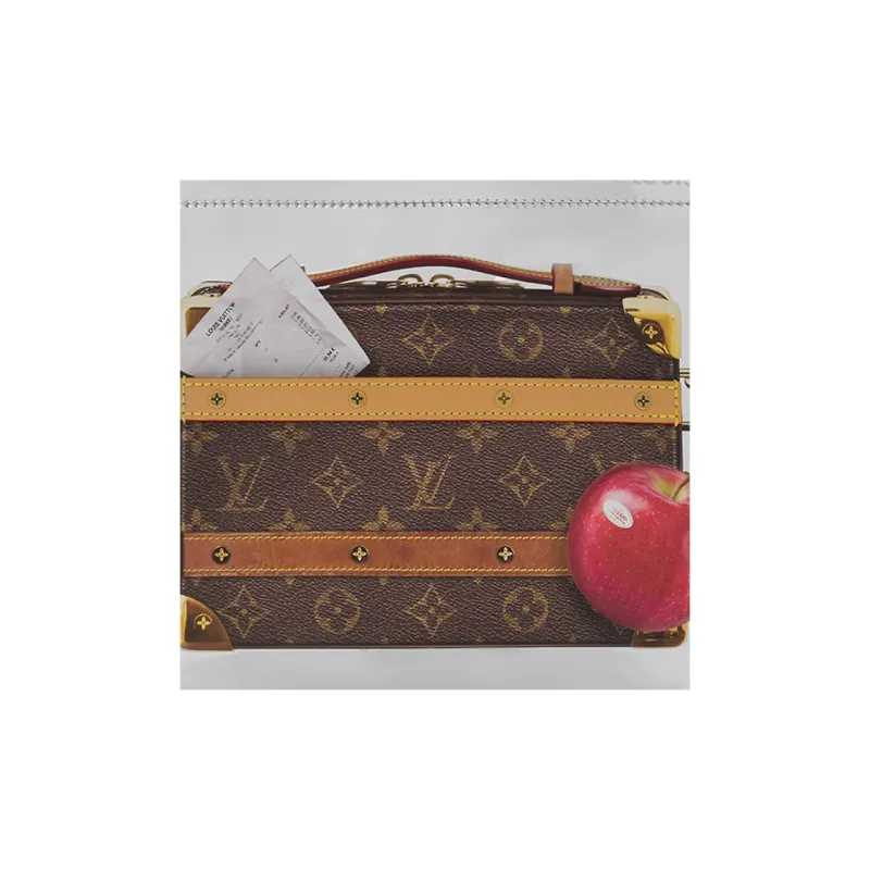 LOUIS VUITTON Freezer Handle Soft Trunk Silver-3