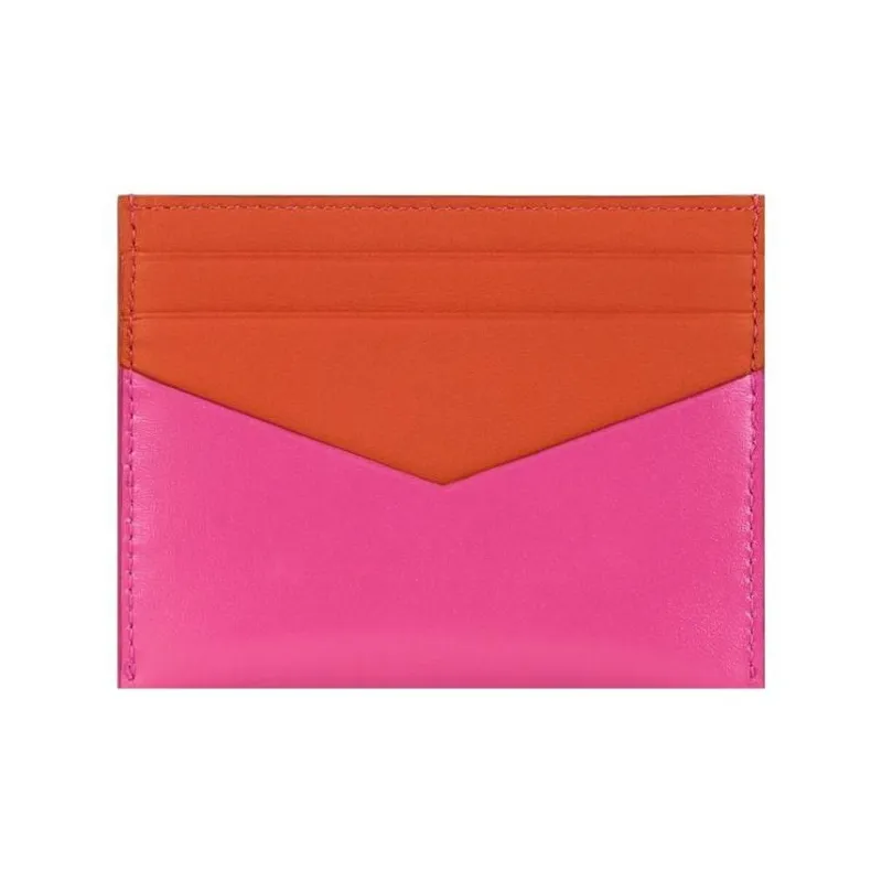 Givenchy Antigona Calfskin Card Holder Women's Neon Pink-1