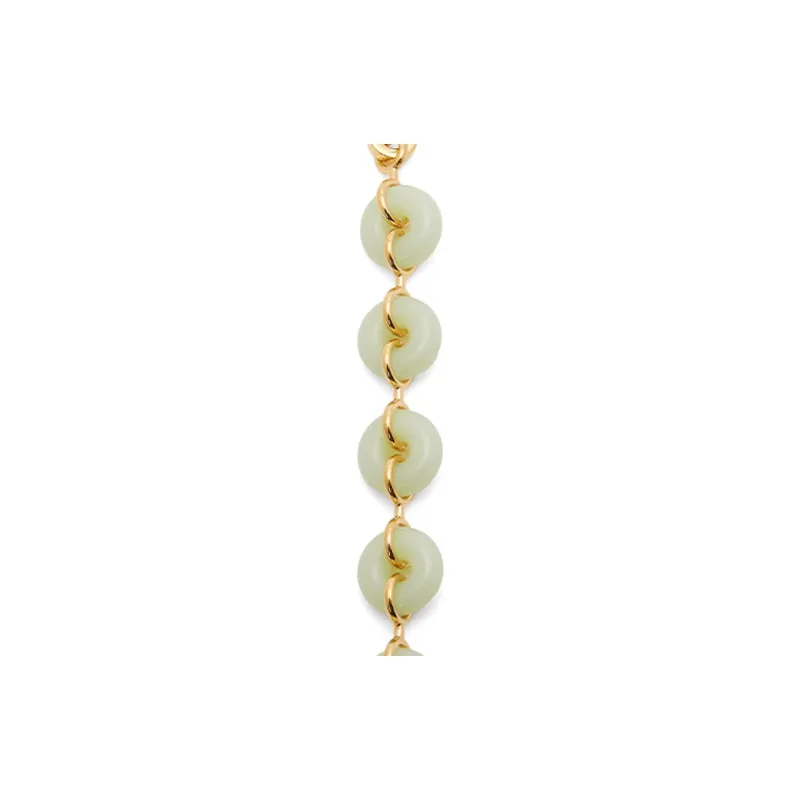 LOEWE Resin Chain Bag Strap Women's Spring Jade Color-1