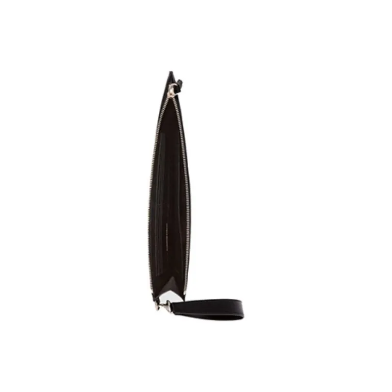 GUCCI Leather Clutch Wallet Unisex Black-2