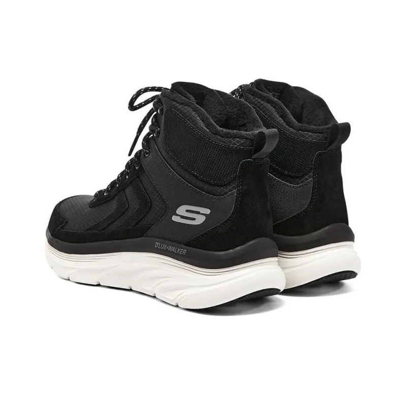 Skechers Cushioning Wear Resistant High Top Casual Shoes Women's Black-2