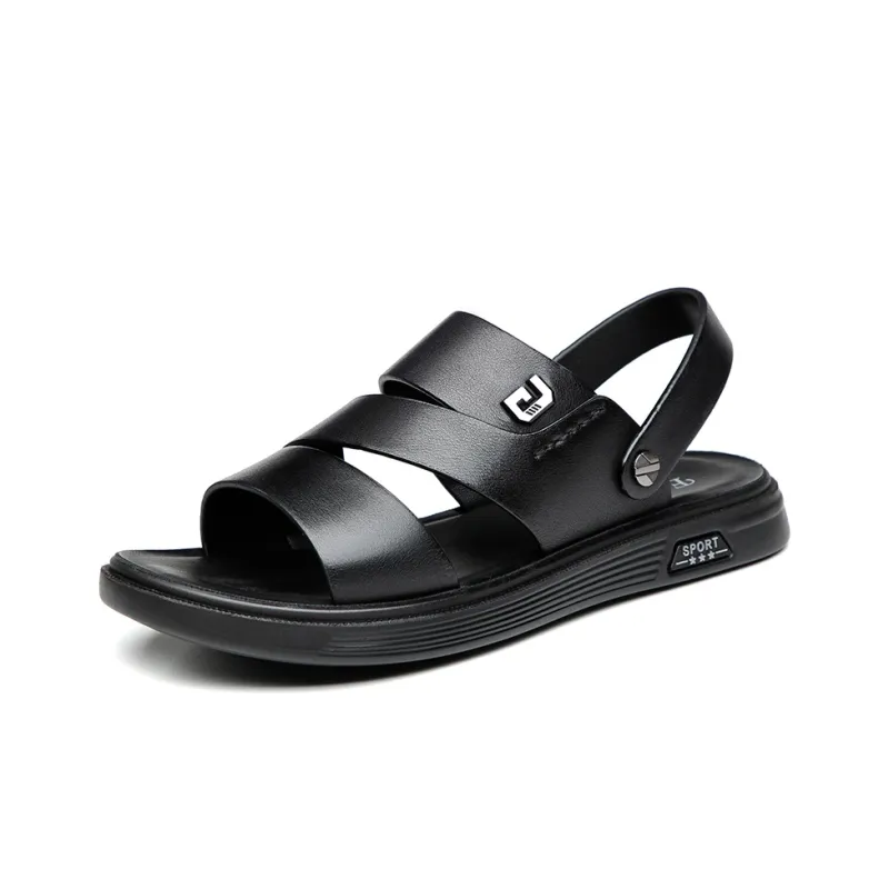 SHUPATE Beach Sandals Men's Black-1