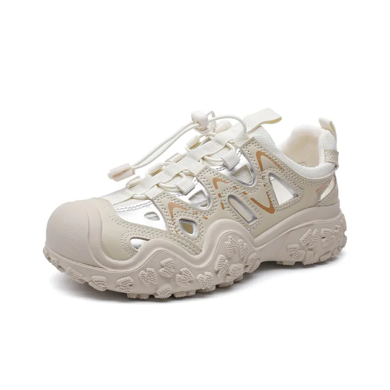 ABIDJAN Perforated Slip Resistant, Abrasion Resistant, Breathable, Lightweight Low Top Hiking Shoes Women's-1