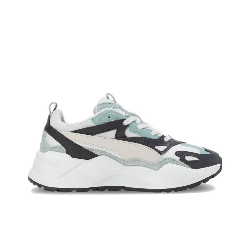 PUMA RS X Efekt Lu Slip Resistant Low Top Casual Shoes Women's White Black Green-1