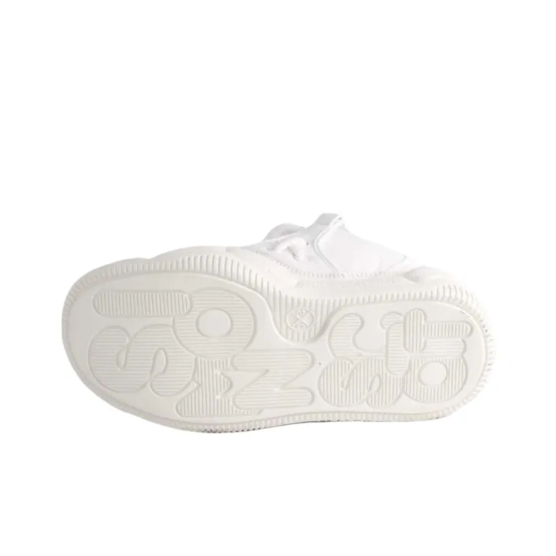 SIMON SCOTT SS Puffy Shoes Height Increasing Lightweight Breathable Low Top Skateboard Shoes Unisex White-5