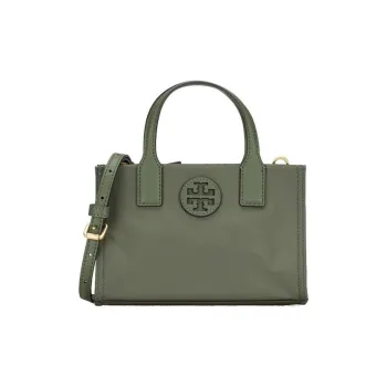 TORY BURCH Ella Satin Tote Bag Shopping Bag Shoulder Bag Crossbody Bag Handbag Mini Women's Green